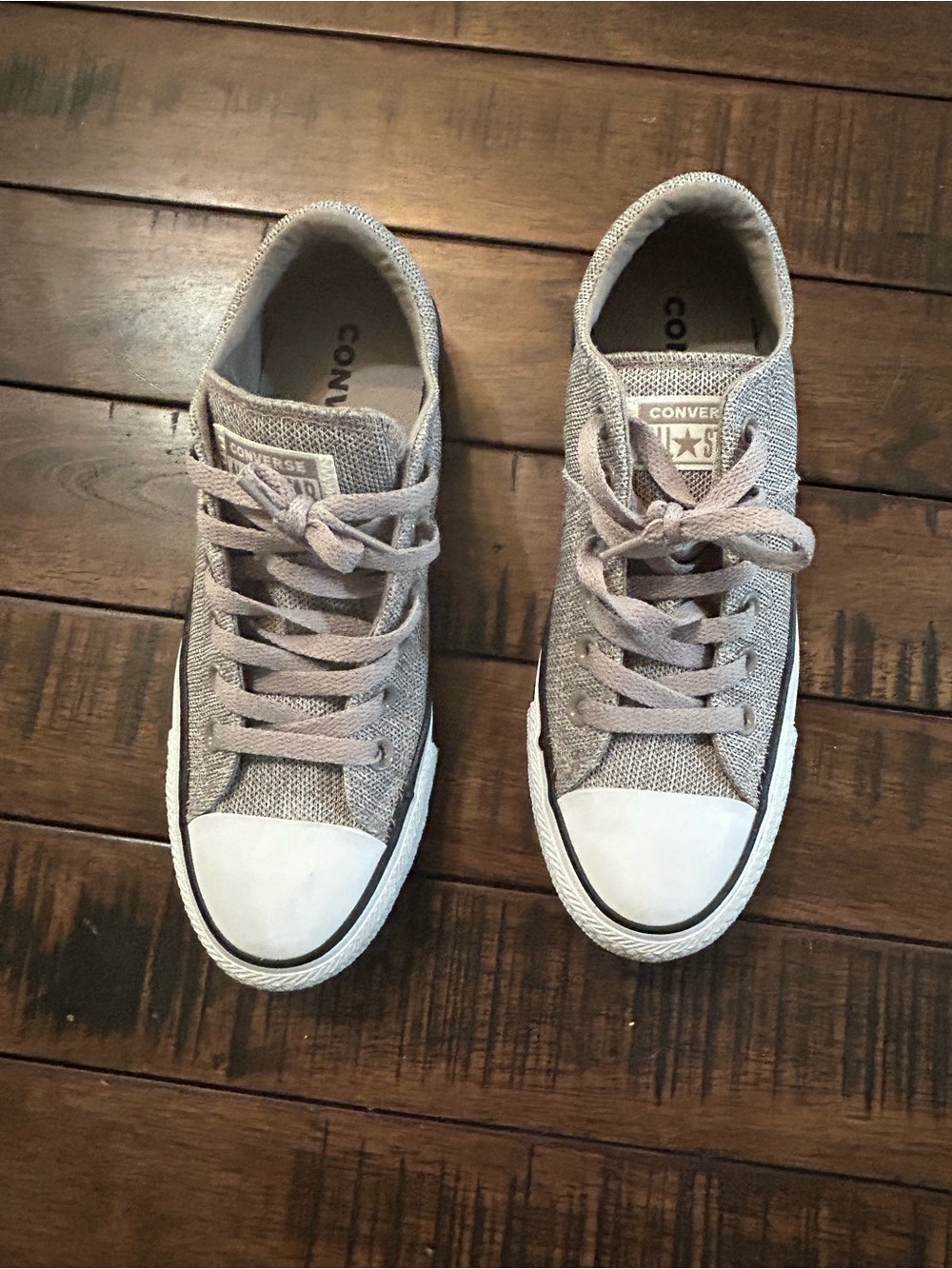 Converse Brown/Gray Low Top Sneakers